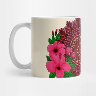 Hibiscus mandala Mug